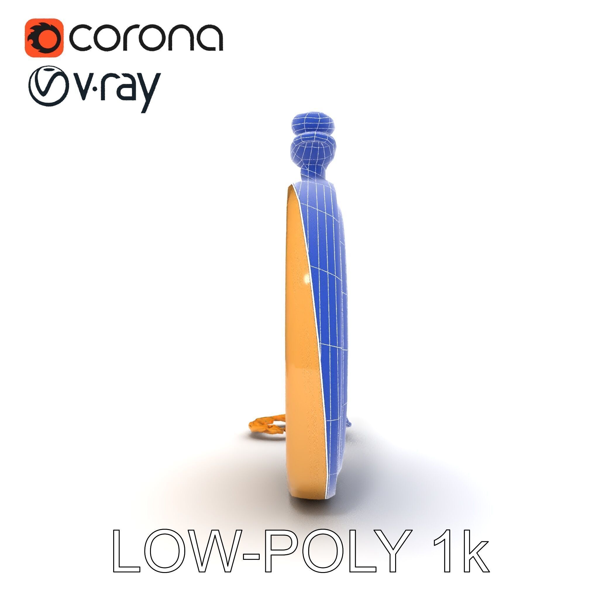 Vintage Pocket Watch D Model Pack Low-poly 3D model_34