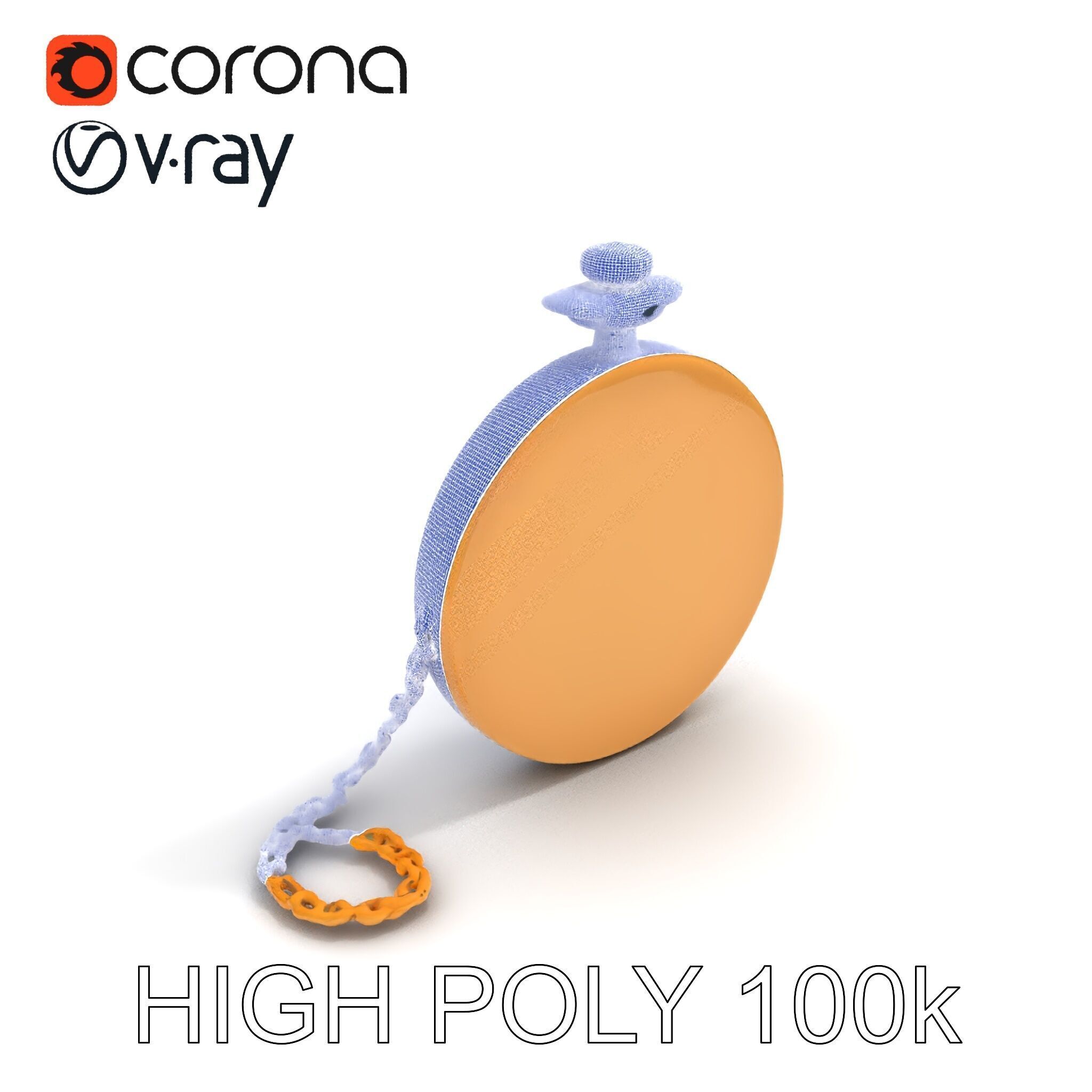 Vintage Pocket Watch D Model Pack Low-poly 3D model_16