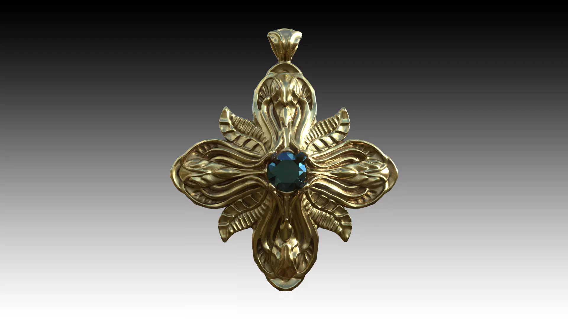 Celestia Flora Cross 3D print model_0