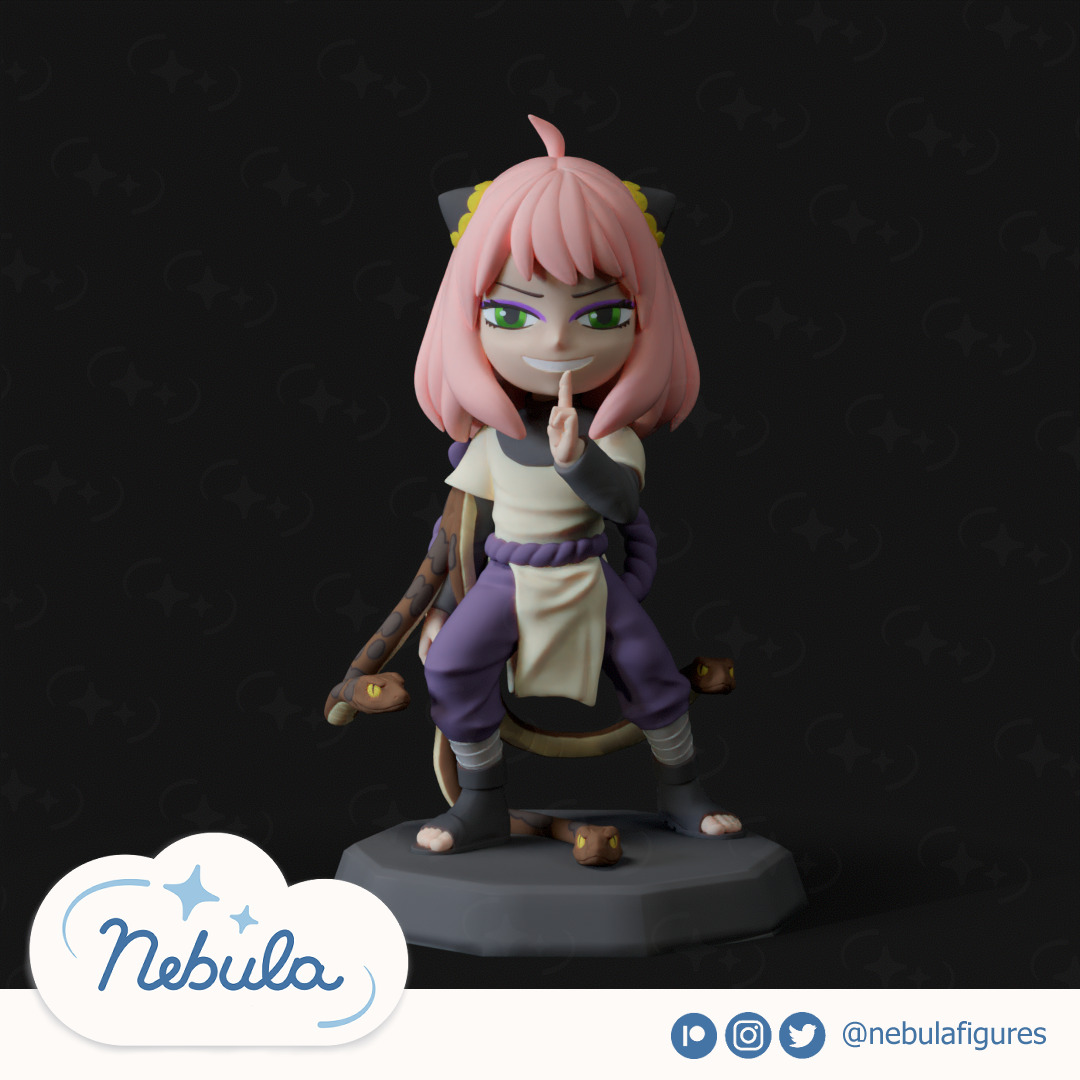 Anya - Orochimaru Cosplay 3D print model_2