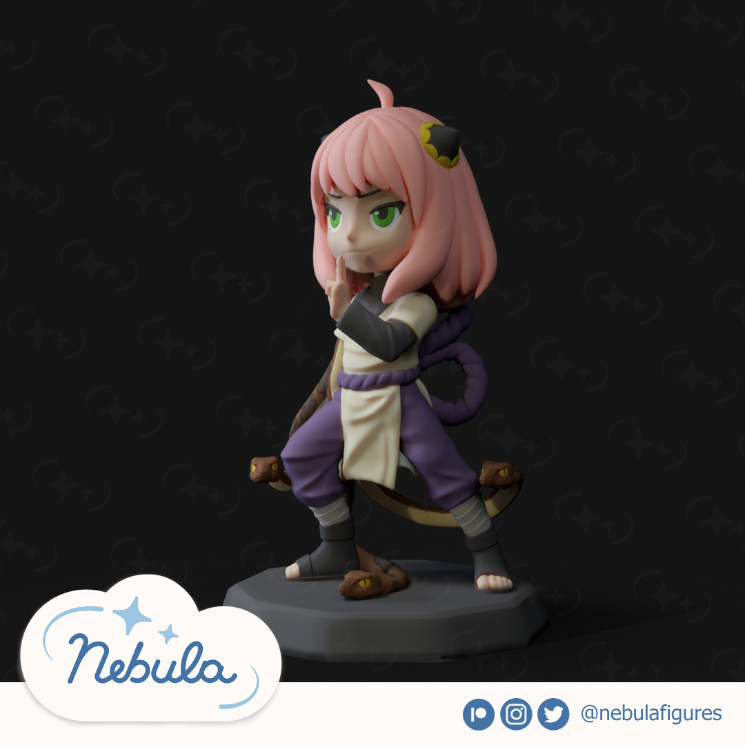 Anya - Orochimaru Cosplay 3D print model_8