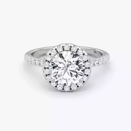Halo Engagement Ring  11