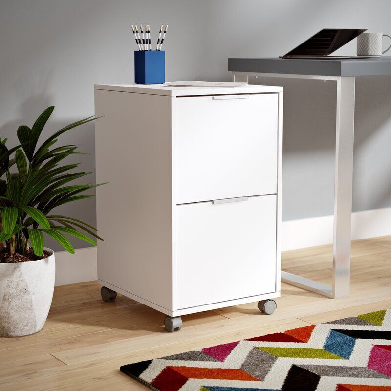 Dwendolyn Drawer Mobile File Cabinet 3D model_3