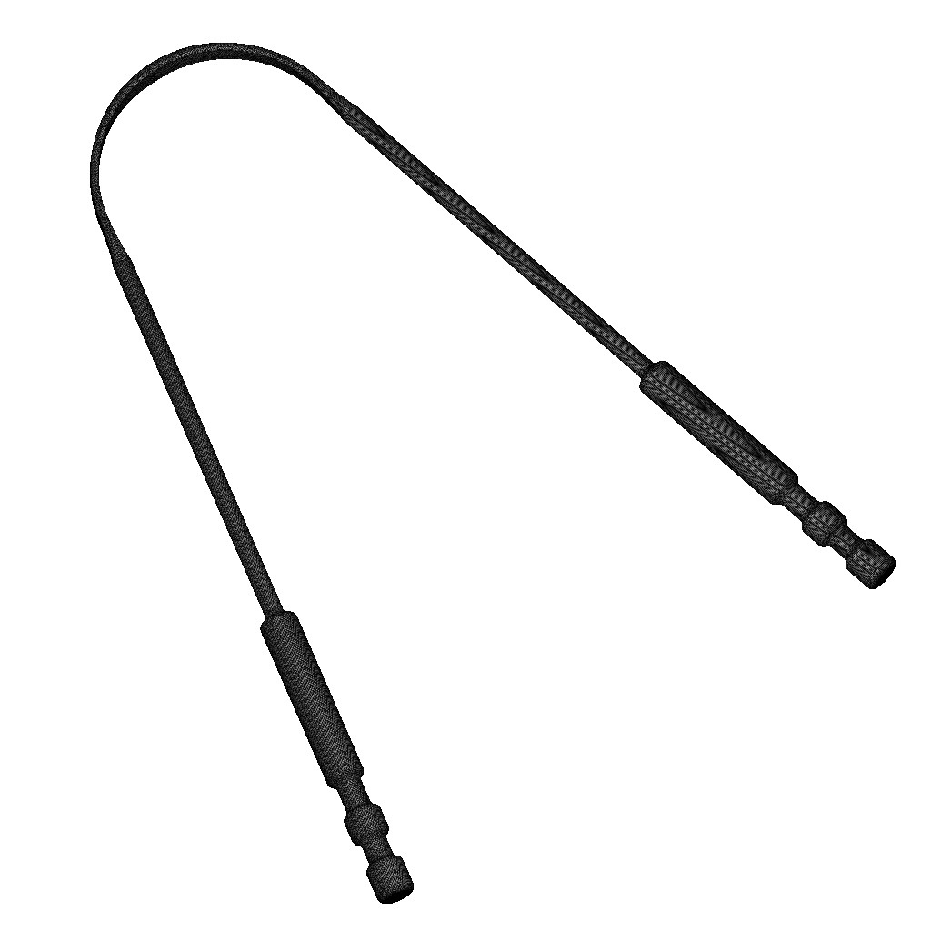 Steel Tongue Cleaner 3D print model_5