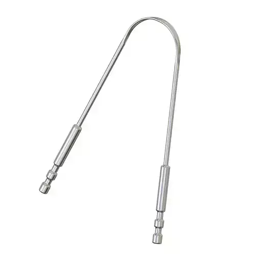 Steel Tongue Cleaner 3D print model