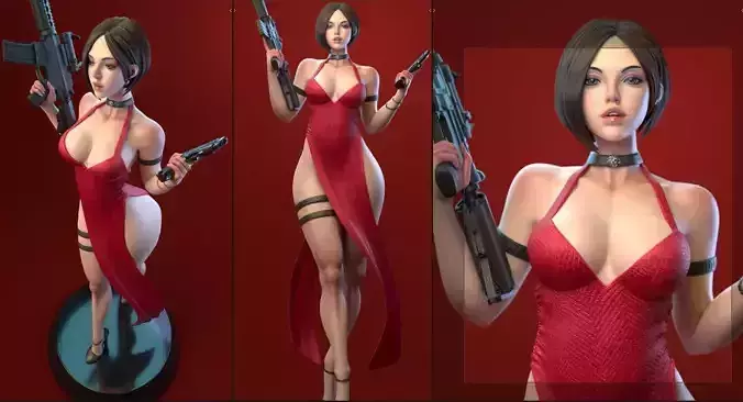 Ada Wong 3D print model