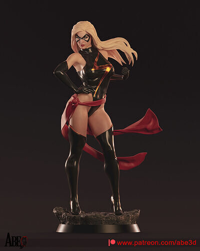 Ms Marvel 3D print model