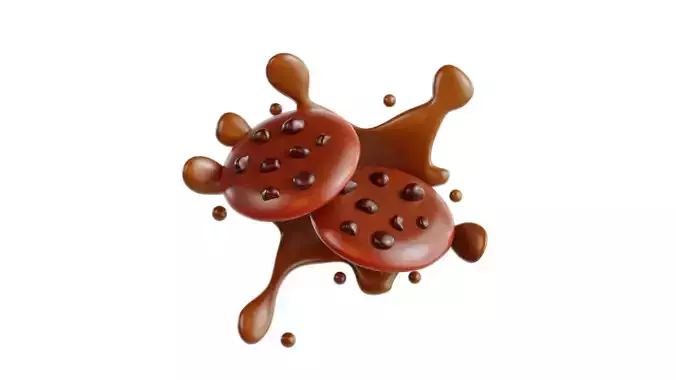 3D Chocolate Cookies