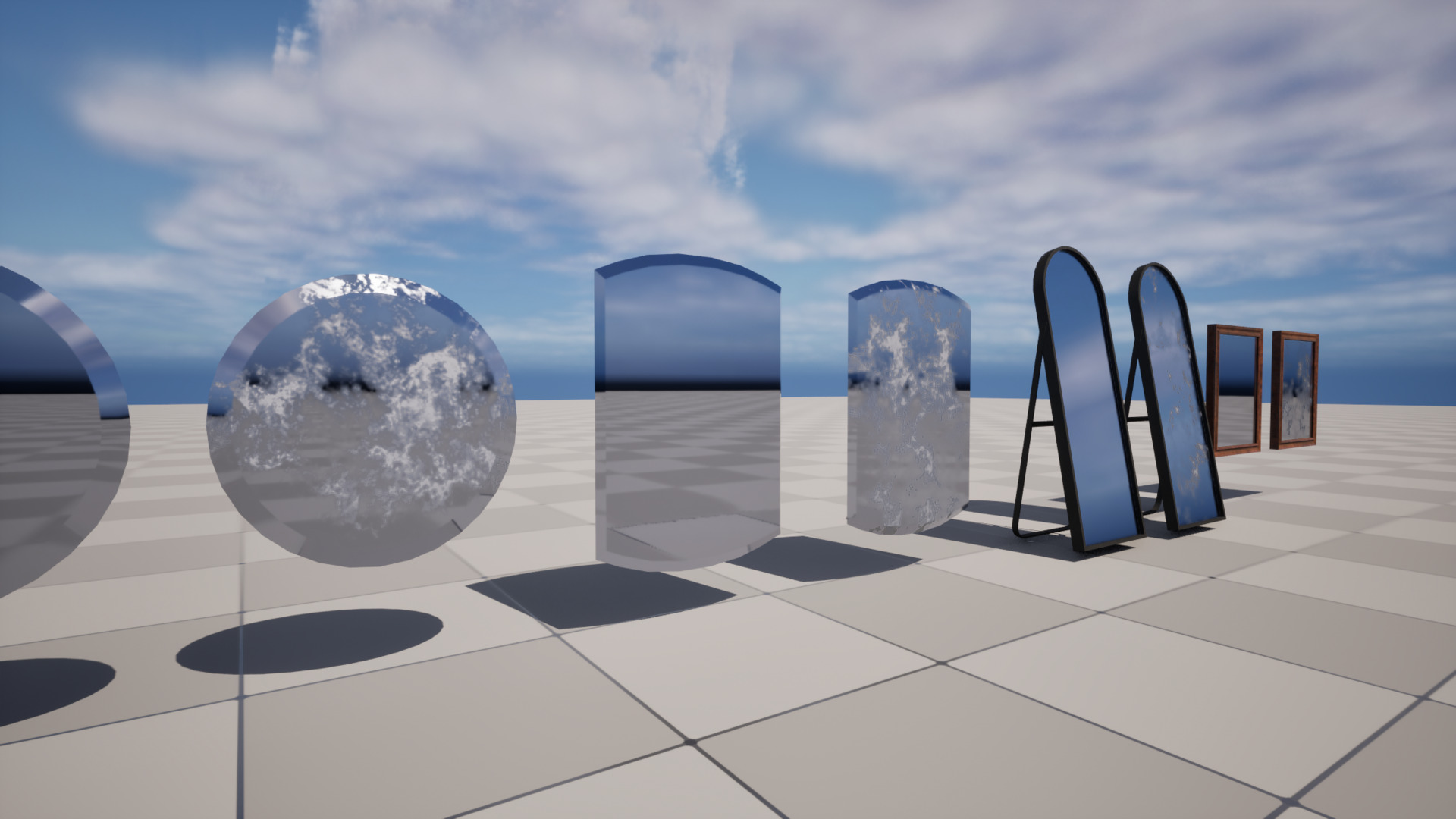 Mirrors Low-poly 3D model_5