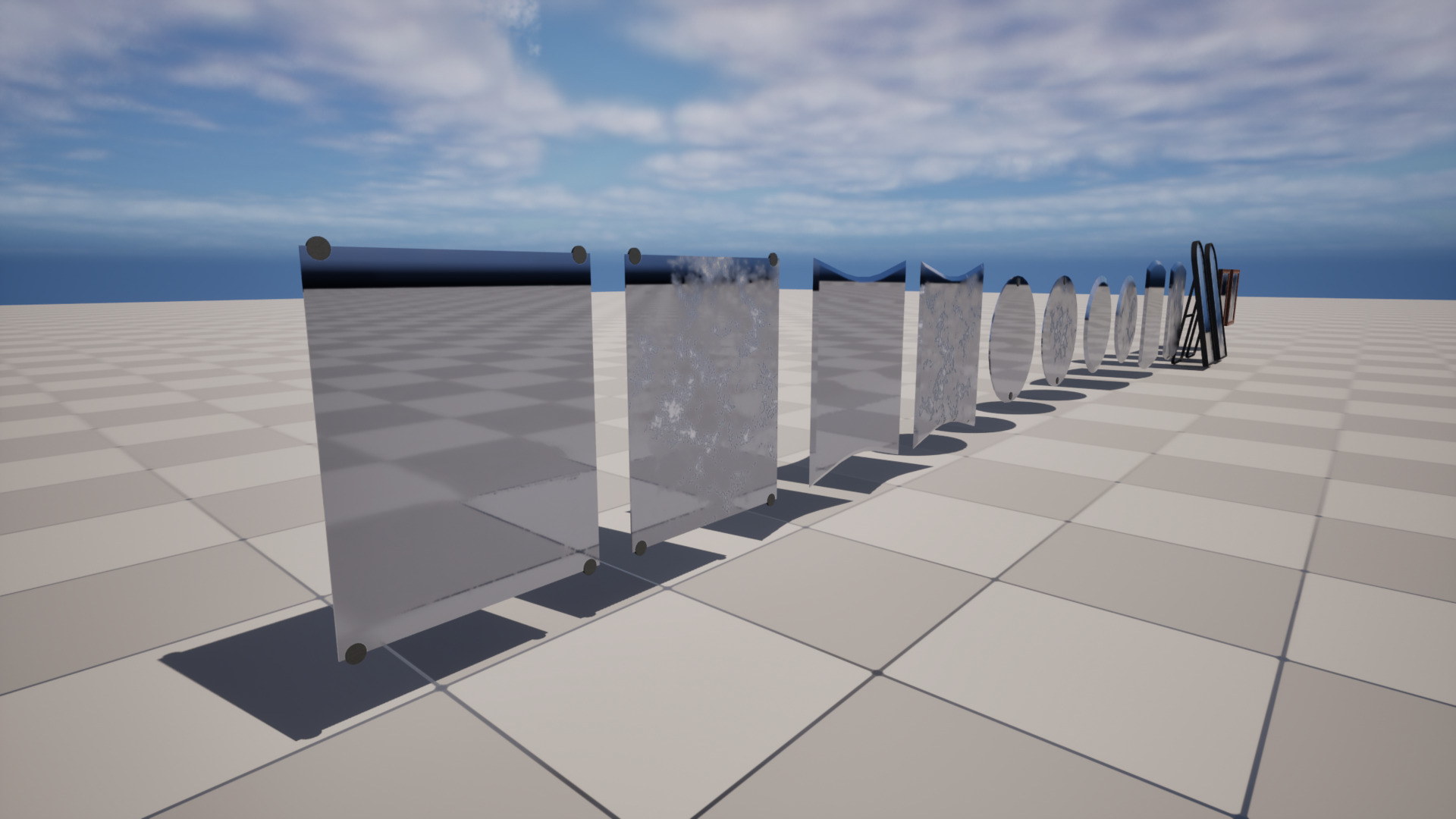 Mirrors Low-poly 3D model_2