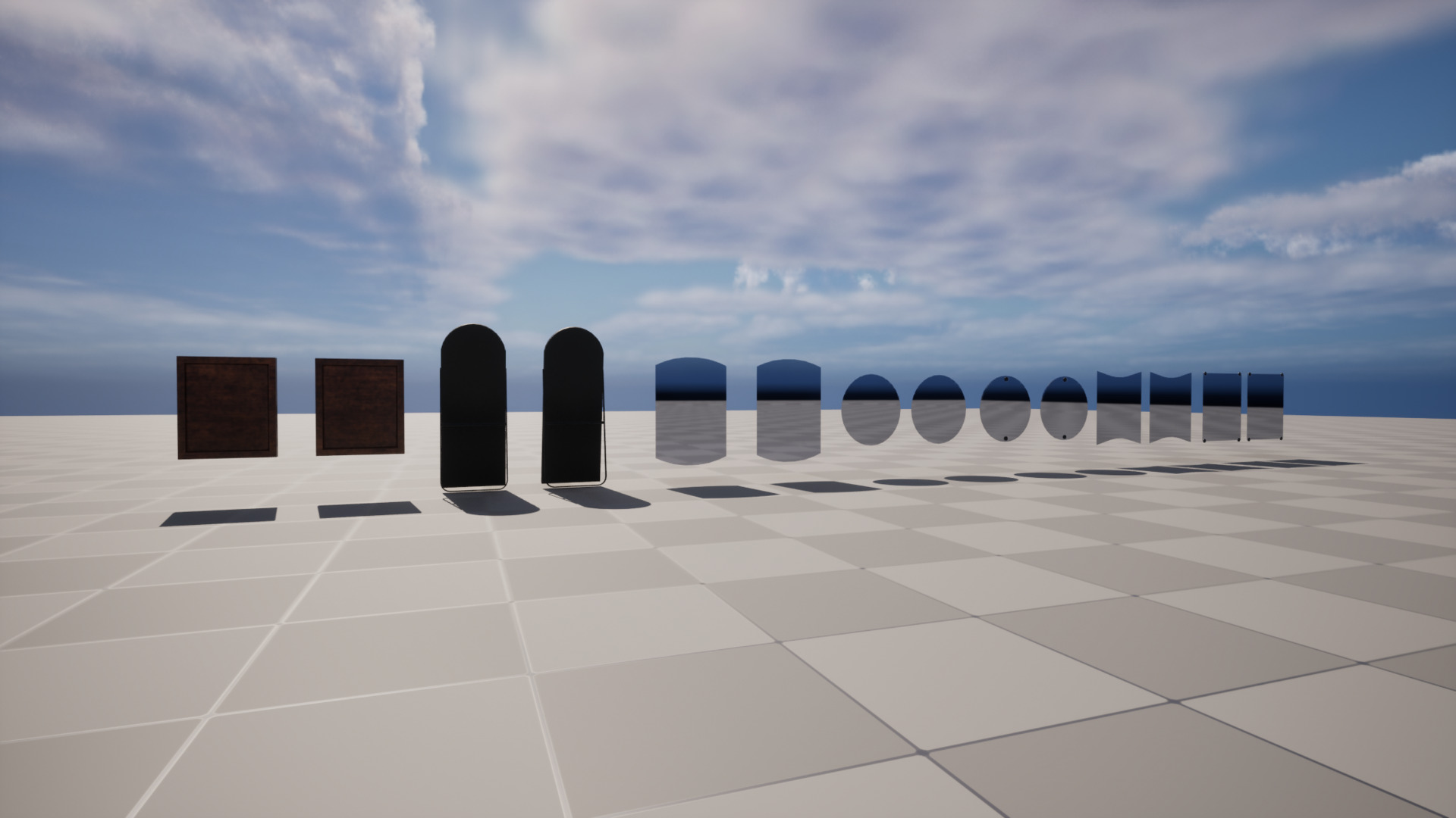 Mirrors Low-poly 3D model_8