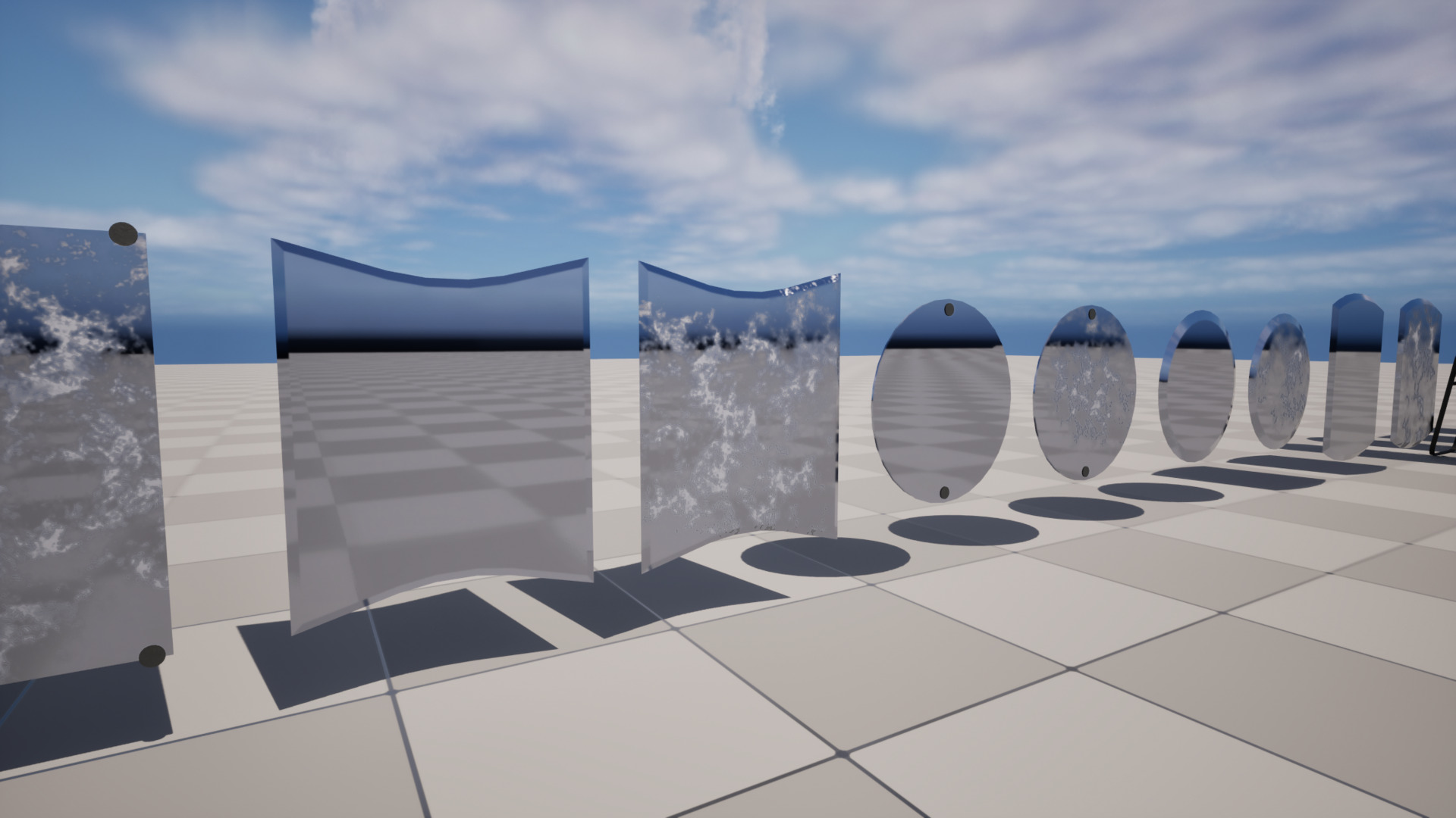 Mirrors Low-poly 3D model_3