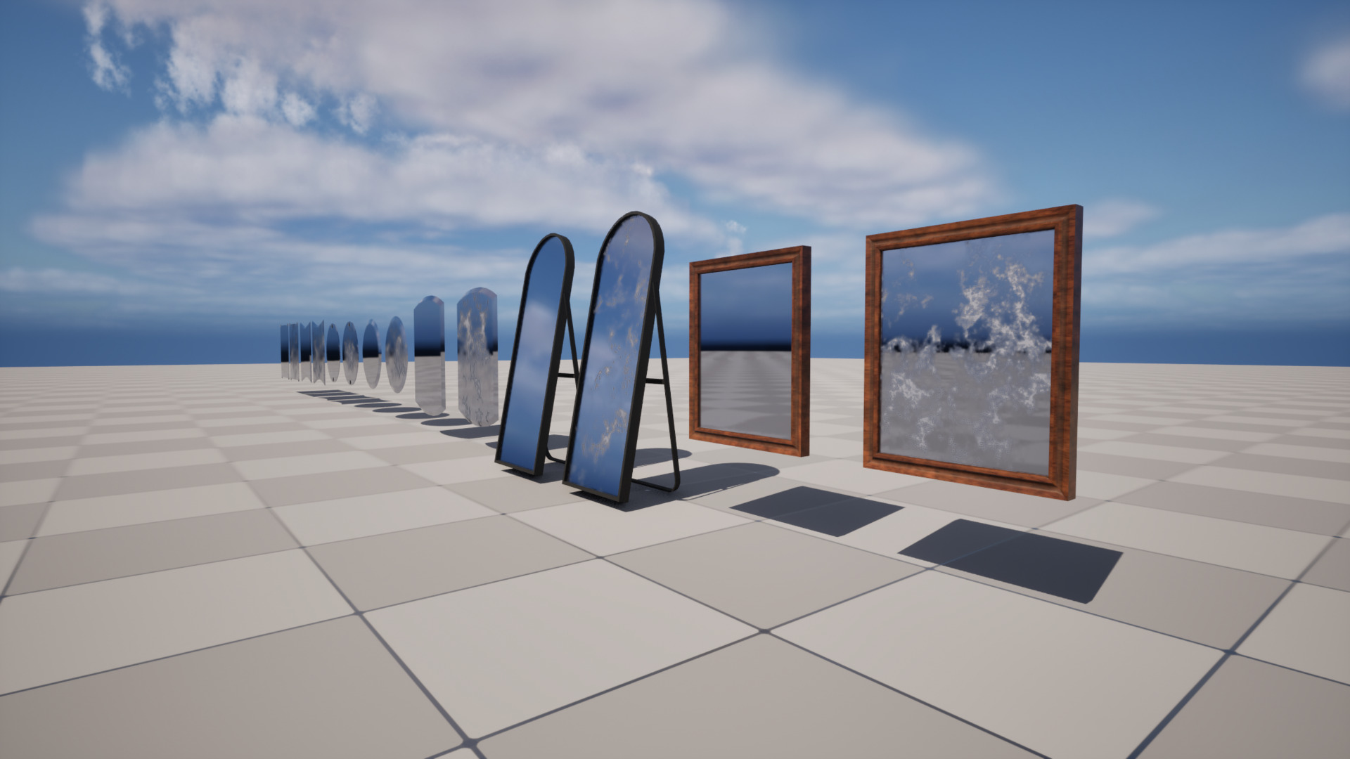 Mirrors Low-poly 3D model_7