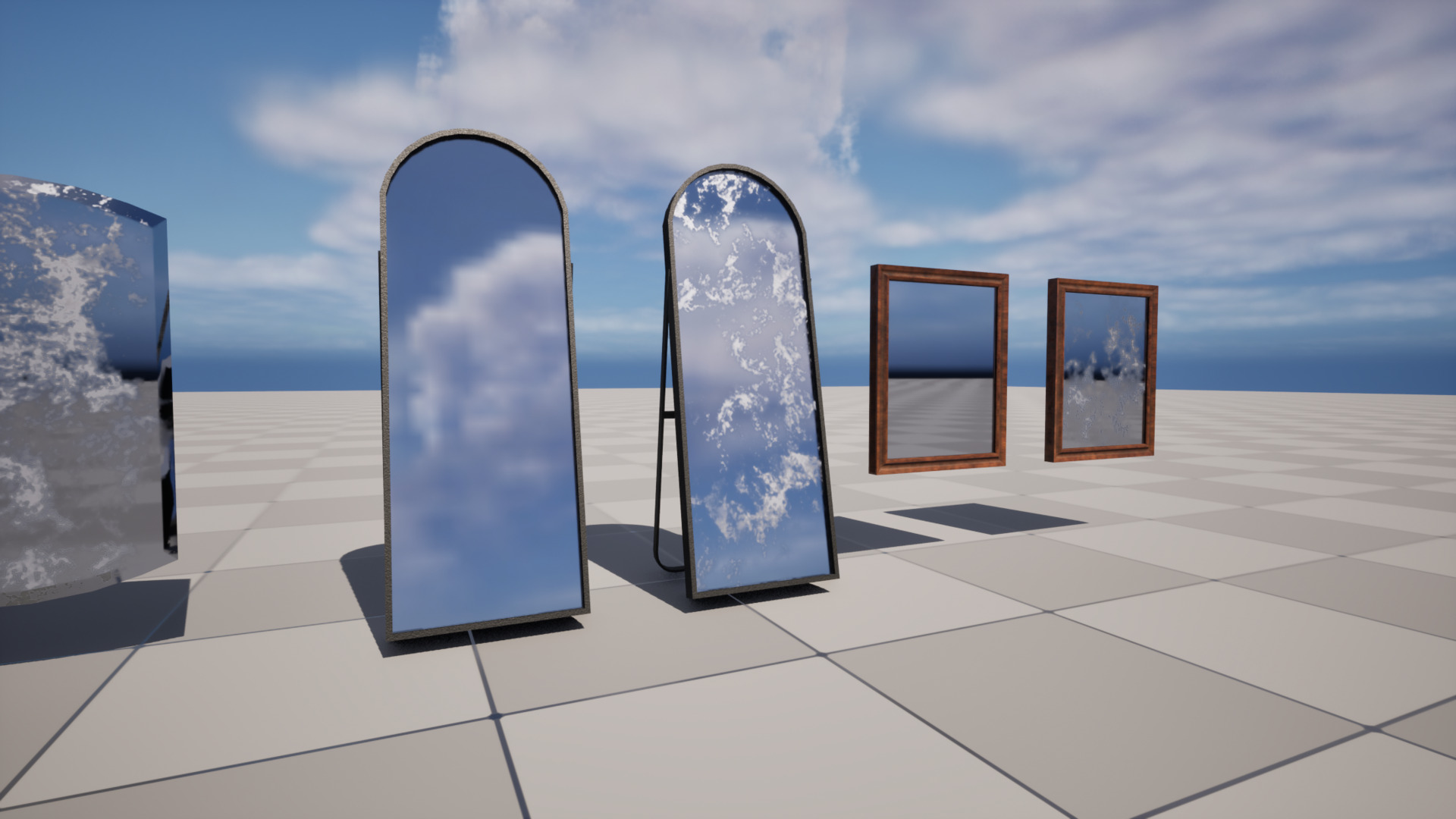 Mirrors Low-poly 3D model_6