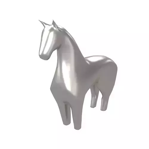 Abstract Modern Horse Statues v1 001