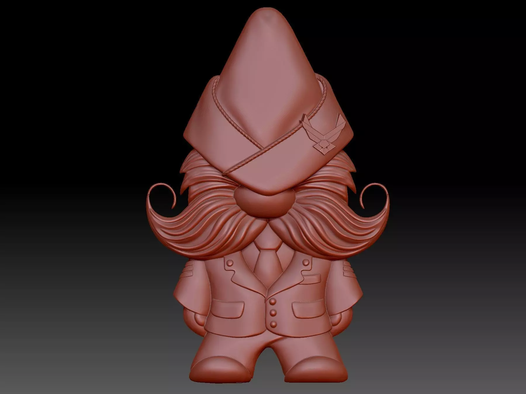 Gnome 3D print model_0