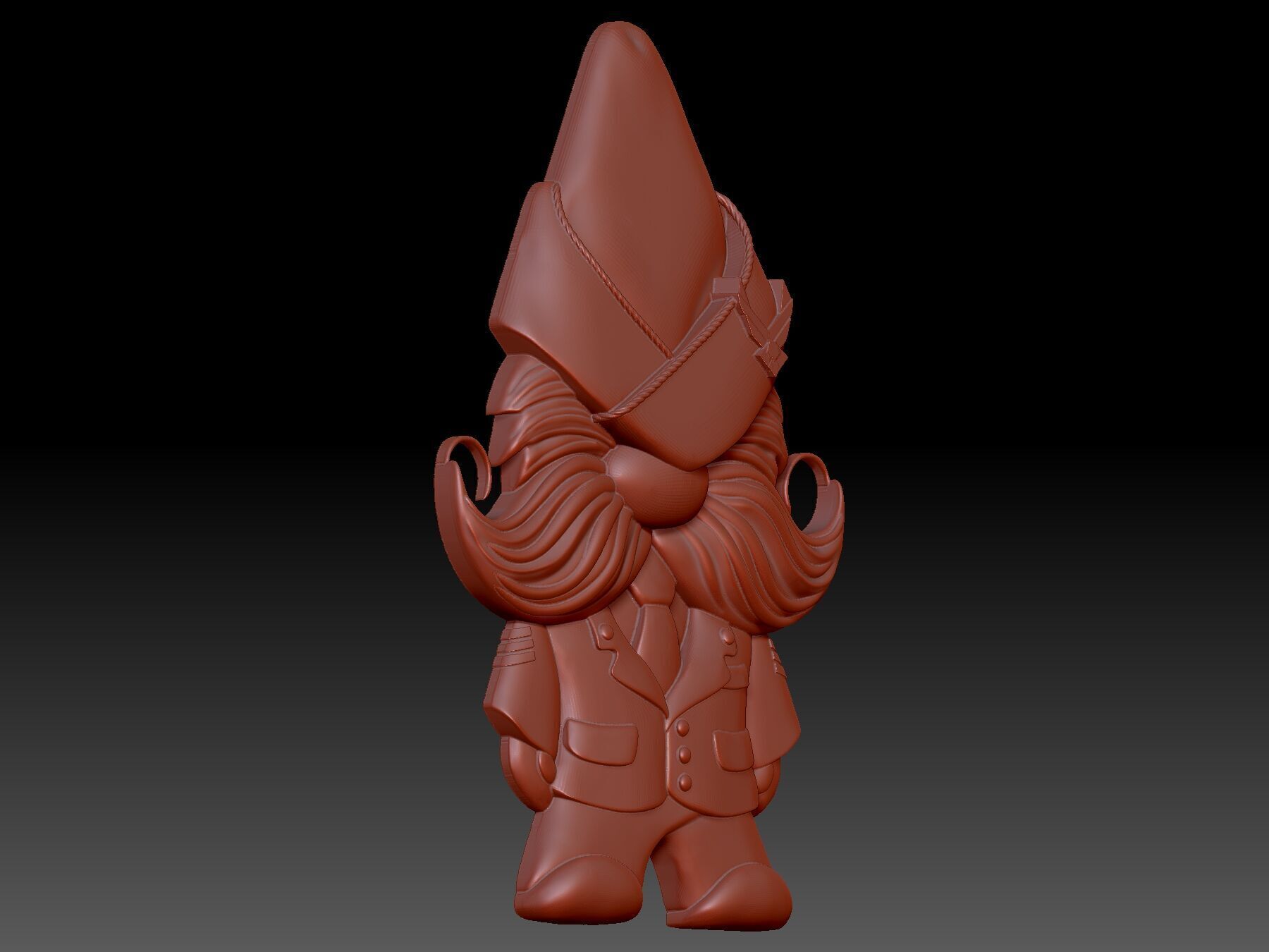 Gnome 3D print model_3