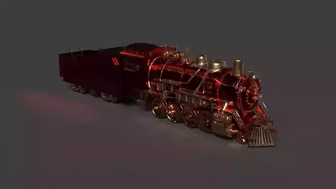 Steam locomotive train  