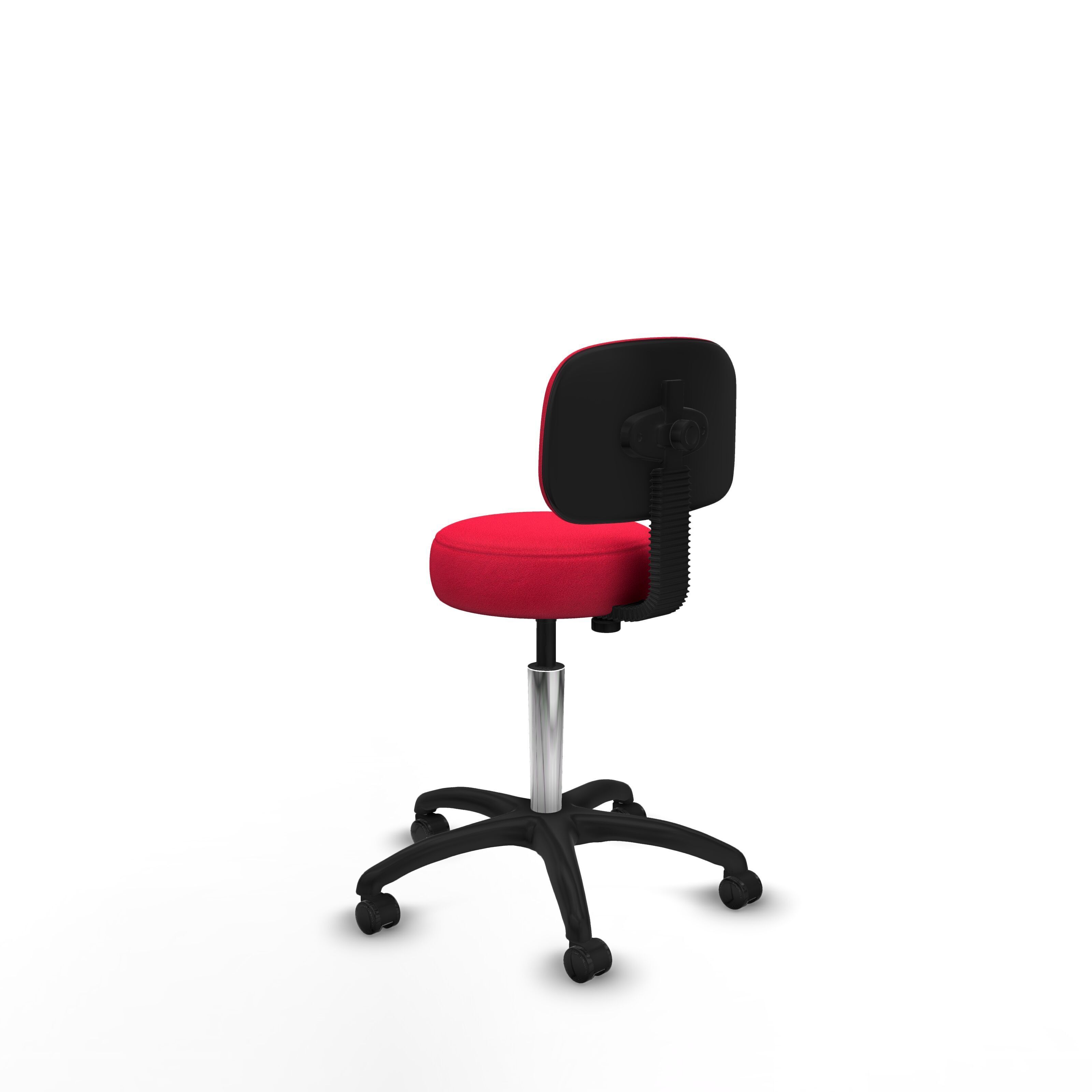 Modern Office Chair Low-poly 3D model_4