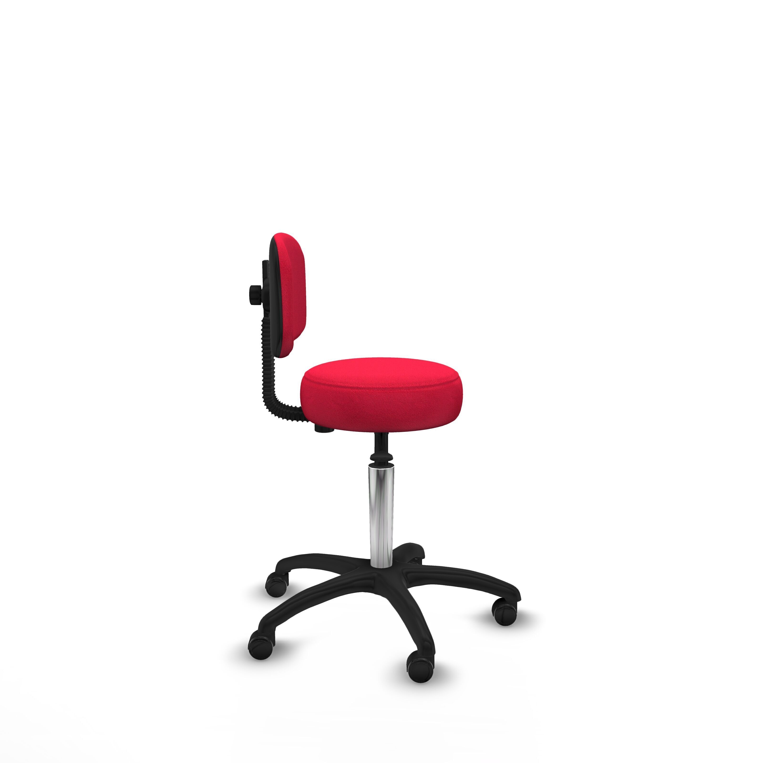 Modern Office Chair Low-poly 3D model_7