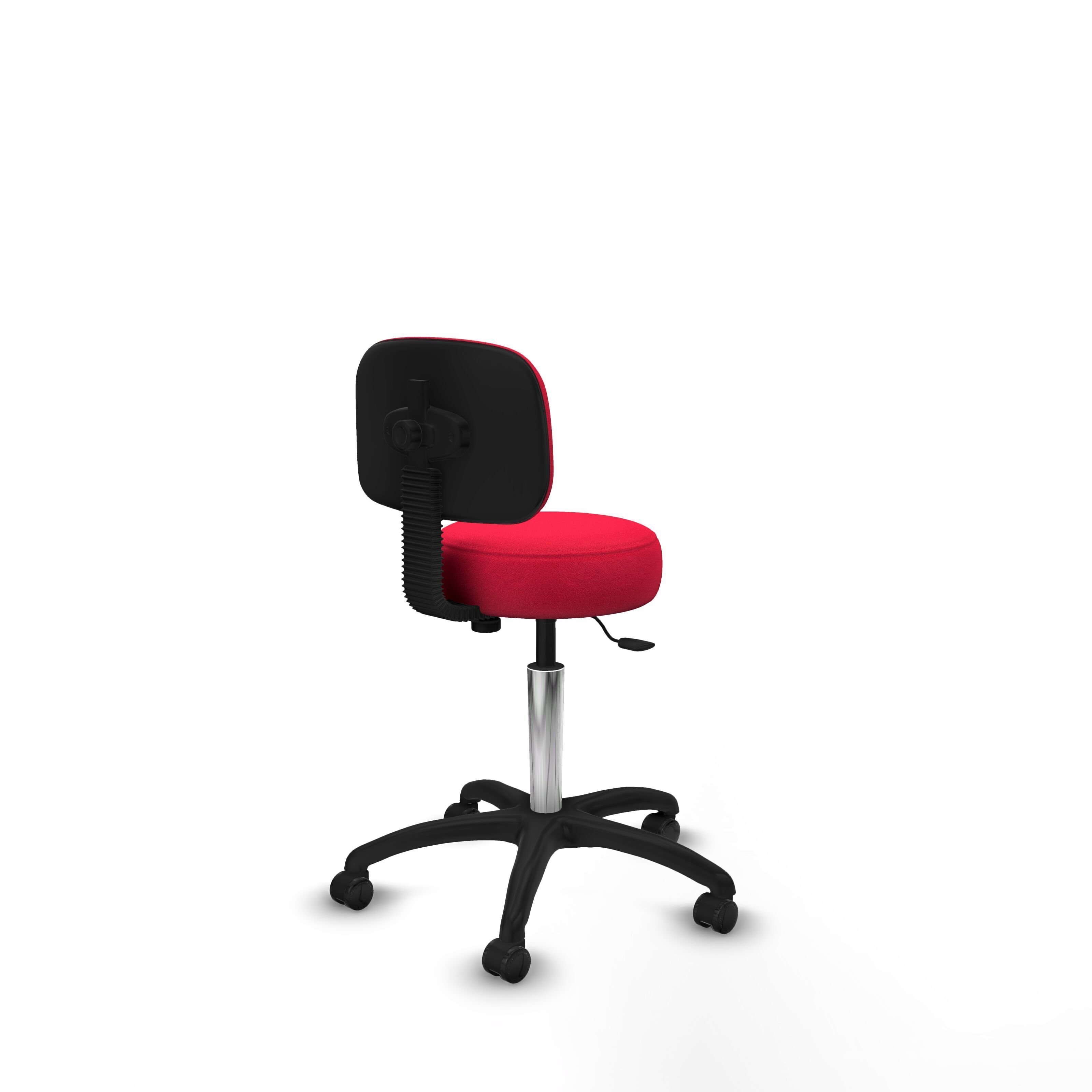 Modern Office Chair Low-poly 3D model_6
