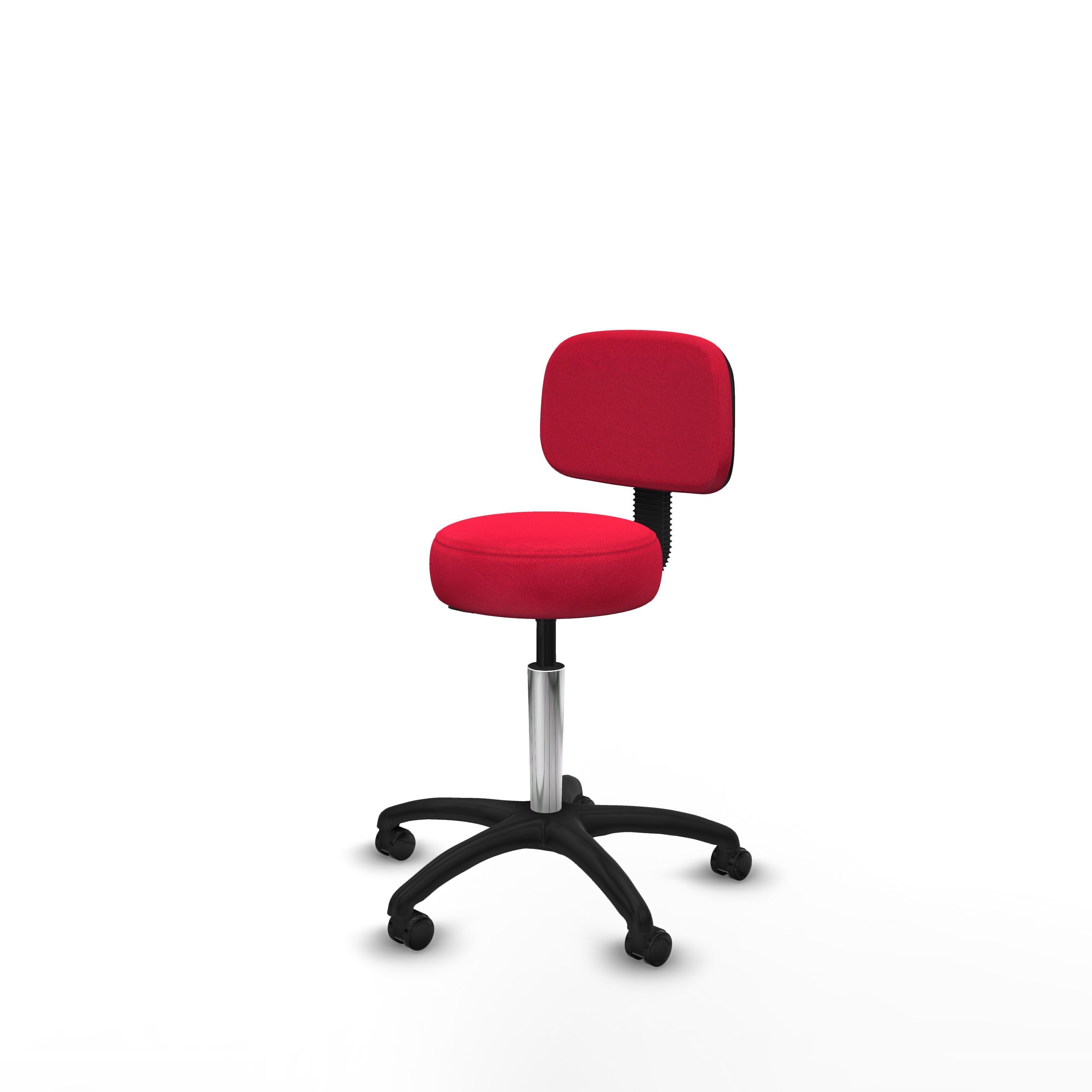 Modern Office Chair Low-poly 3D model_2