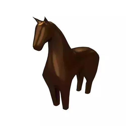 Abstract Modern Horse Statues v1 002
