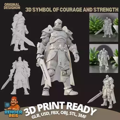 Armored Female Warrior 