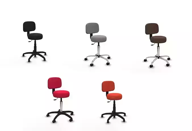 Pack 5 Modern Office Chair