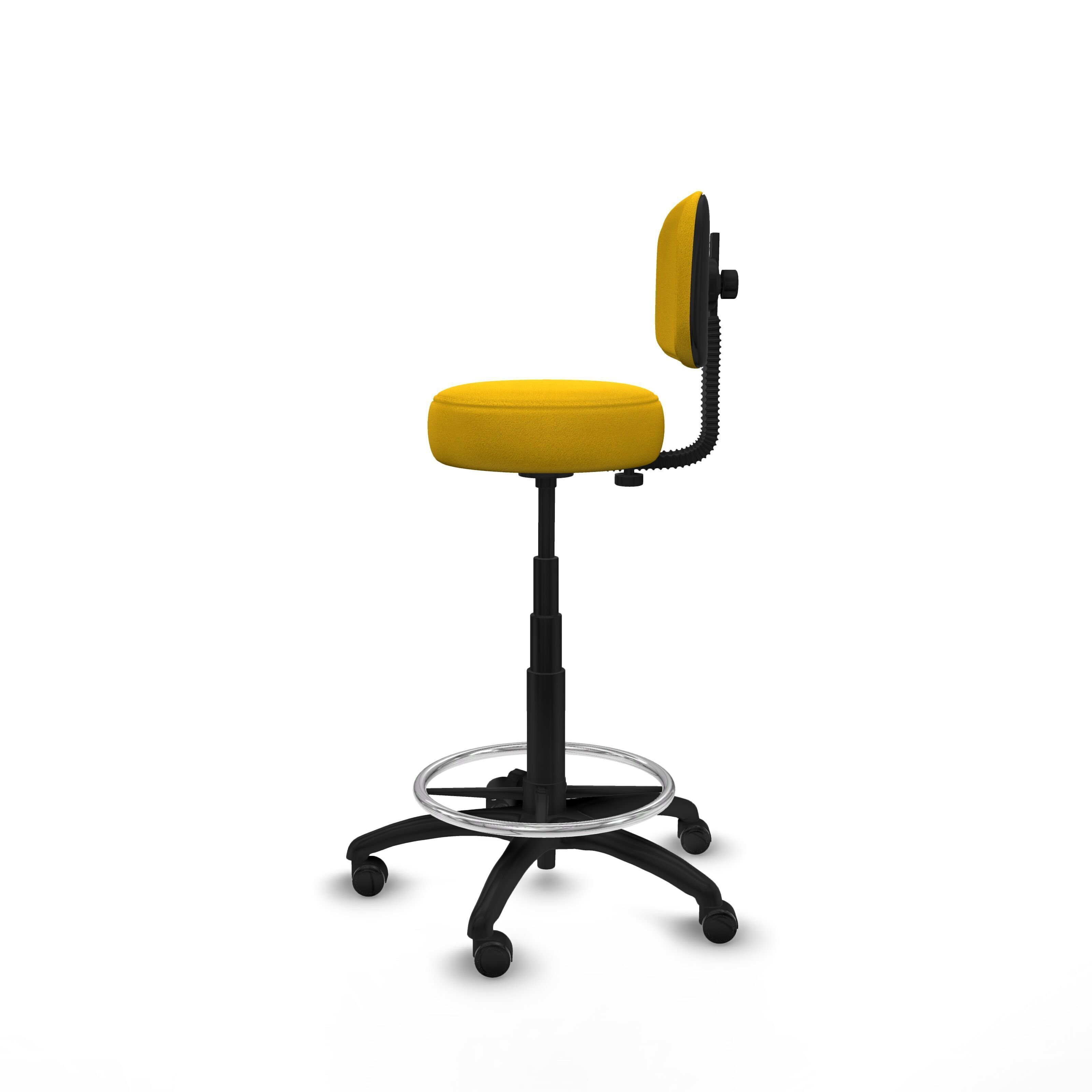 Modern Office Chair Low-poly 3D model_3