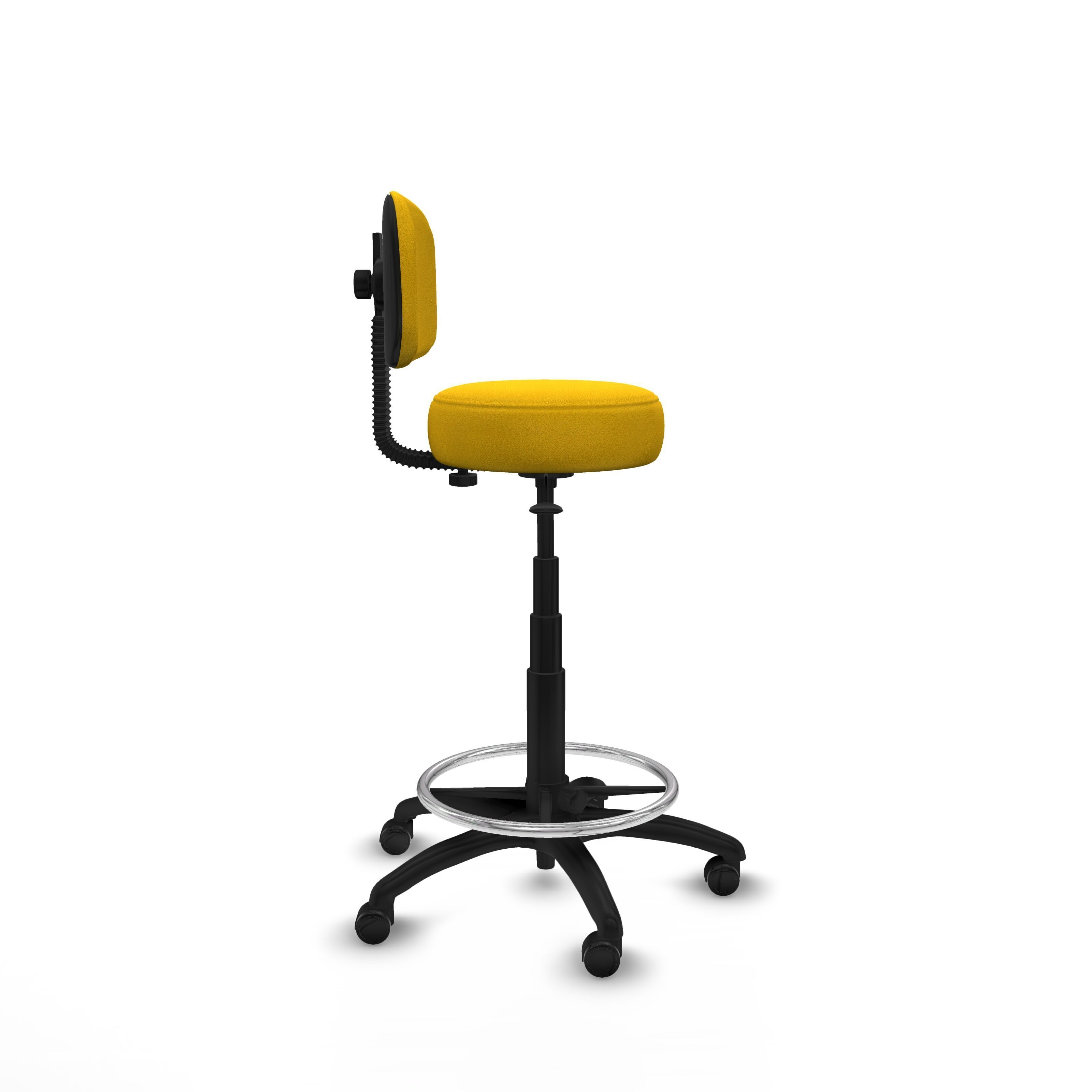 Modern Office Chair Low-poly 3D model_7
