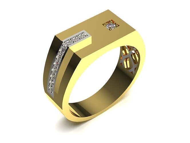 luxury men ring mr0166 3D print model