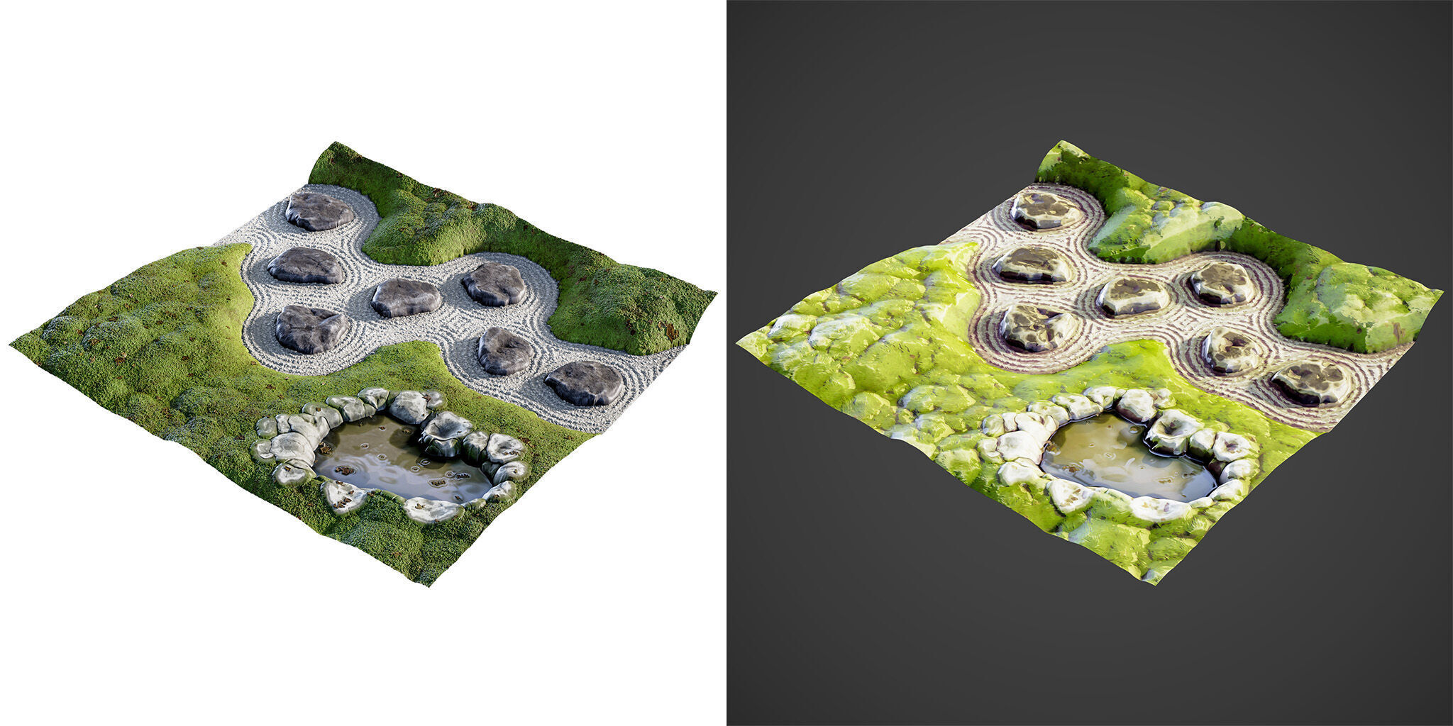 Make It Stylize - Substance Designer Custom Node Low-poly 3D model_7