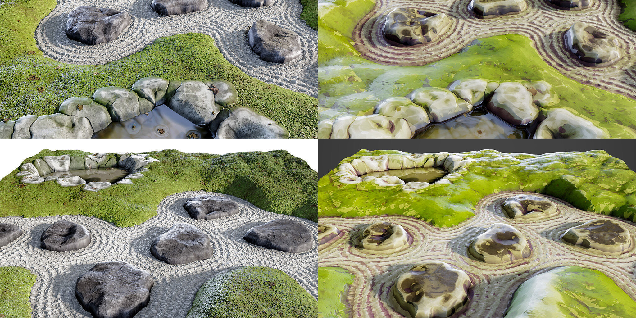 Make It Stylize - Substance Designer Custom Node Low-poly 3D model_8