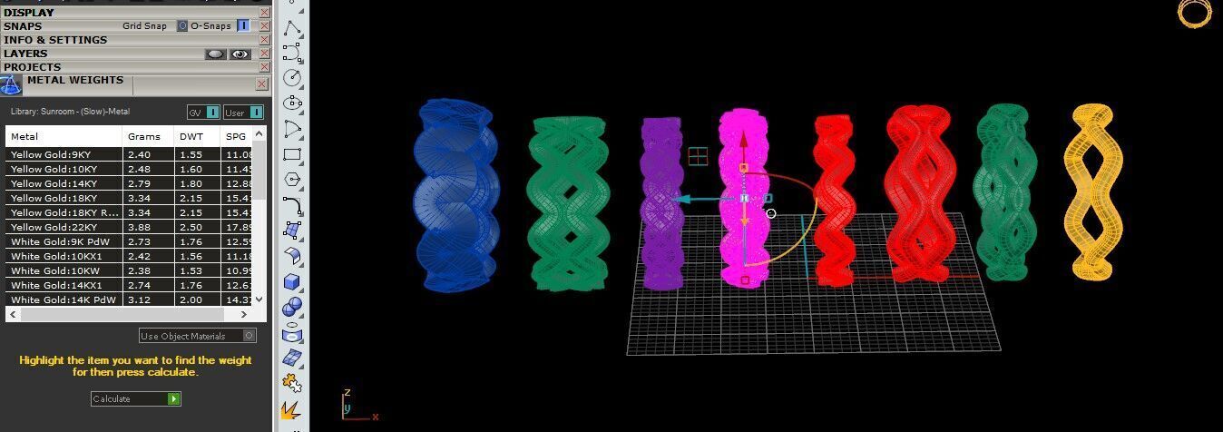 Artistic Spiral Ring Collection Free 3D print model_13