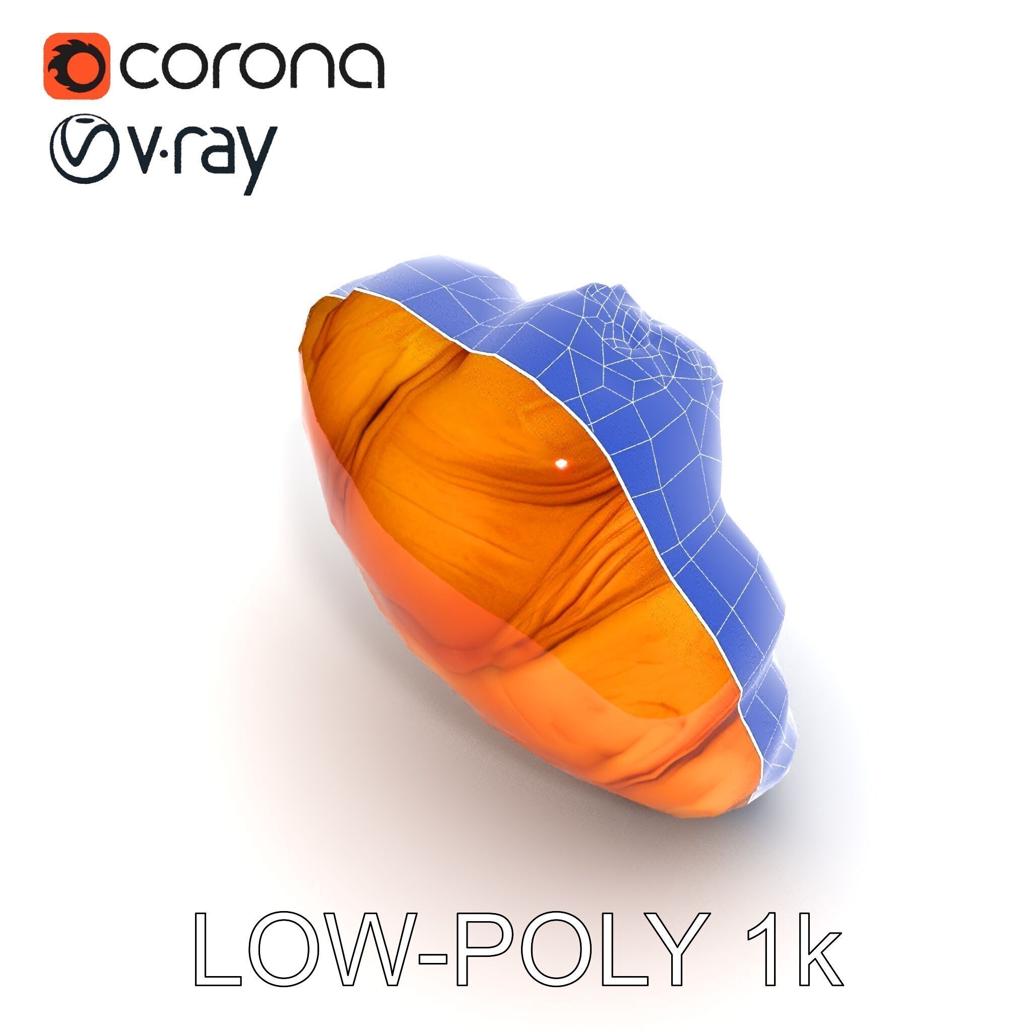 Caramel Pecan Croissant D Model Pack Low-poly 3D model_24