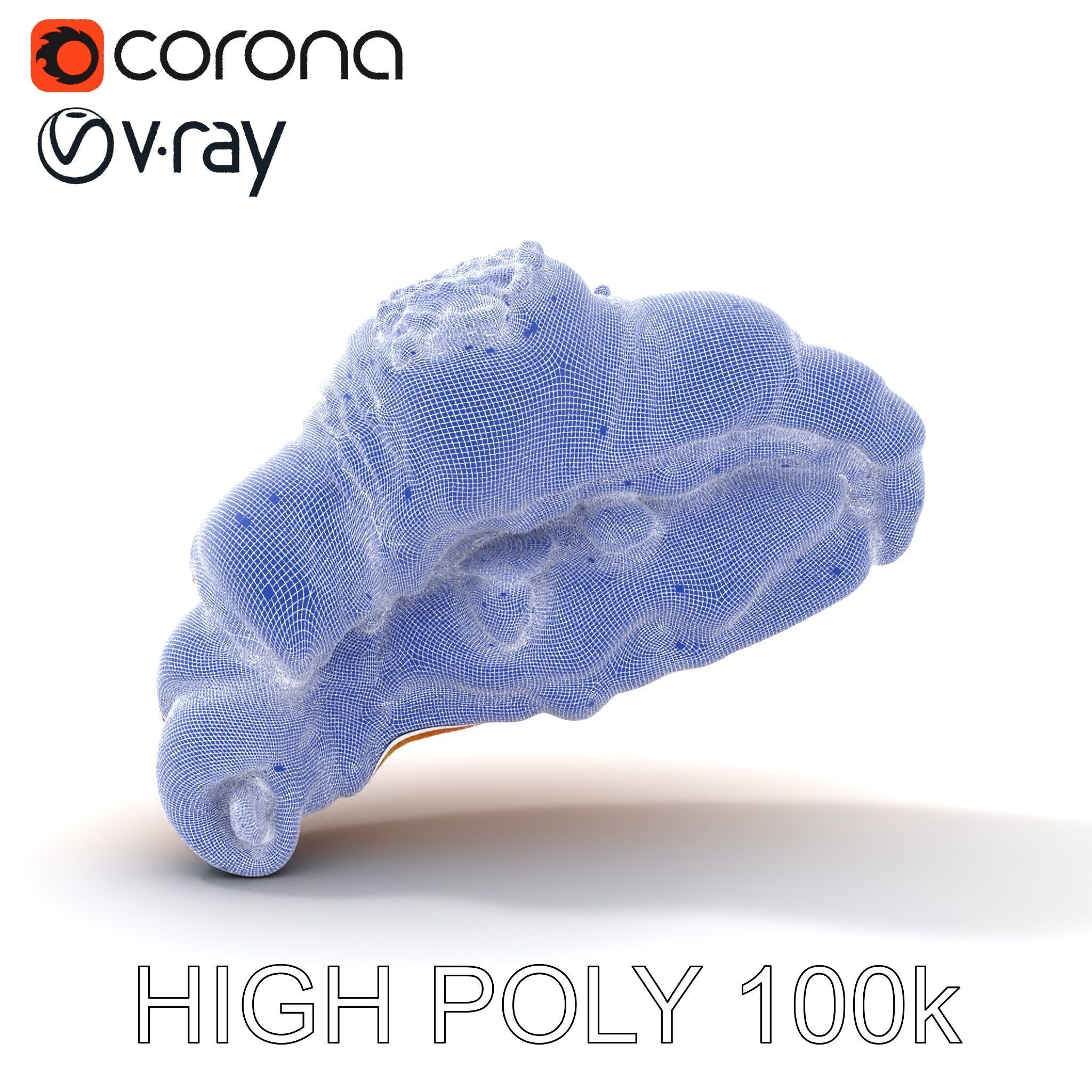 Caramel Pecan Croissant D Model Pack Low-poly 3D model_22