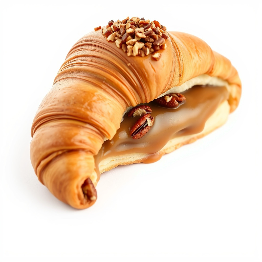 Caramel Pecan Croissant D Model Pack Low-poly 3D model_4