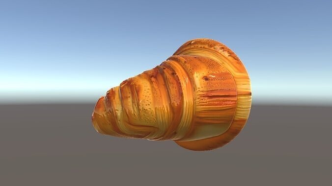 Delicious Cream Croissant D Model Pack Low-poly 3D model 5