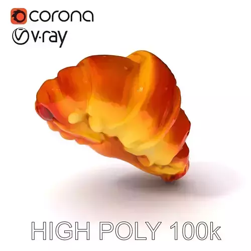 Delicious Croissant Model Pack for D Rendering and Games Low-poly 3D model