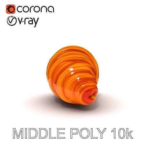 Realistic Croissant Model Pack Low-poly 3D model 6