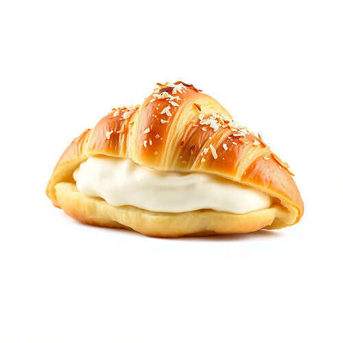 Croissant with Cream Filling D Model Pack Low-poly 3D model