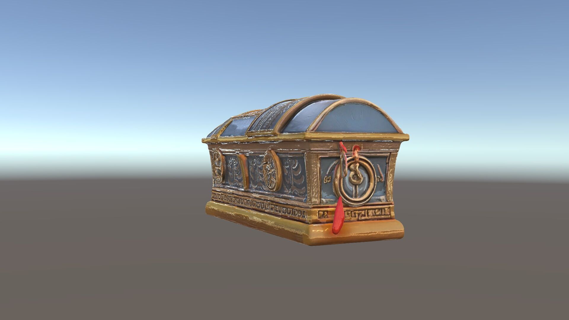 Antique Treasure Chest Model Pack Low-poly 3D model_5