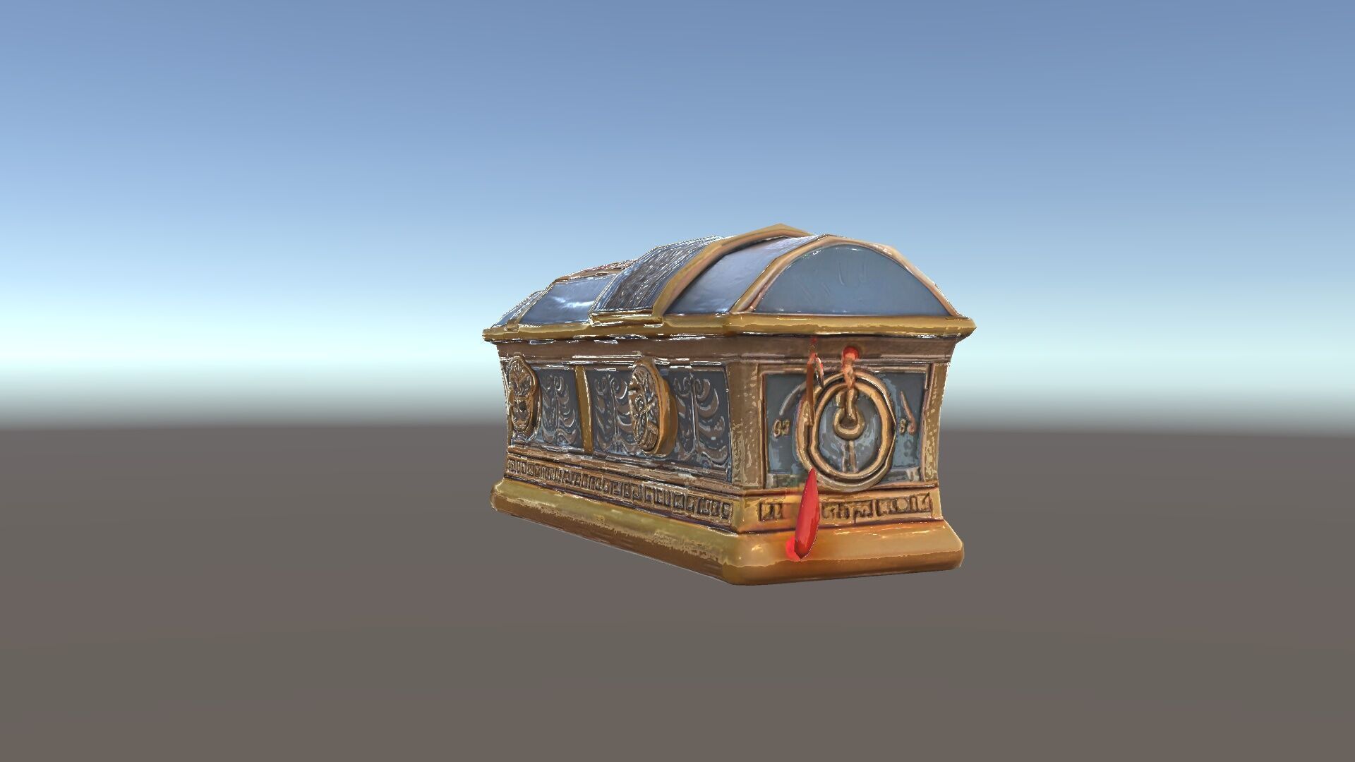 Antique Treasure Chest Model Pack Low-poly 3D model_15