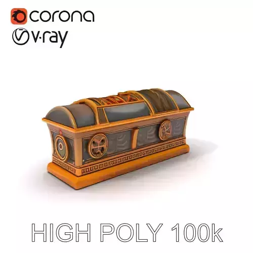 Antique Treasure Chest Model Pack