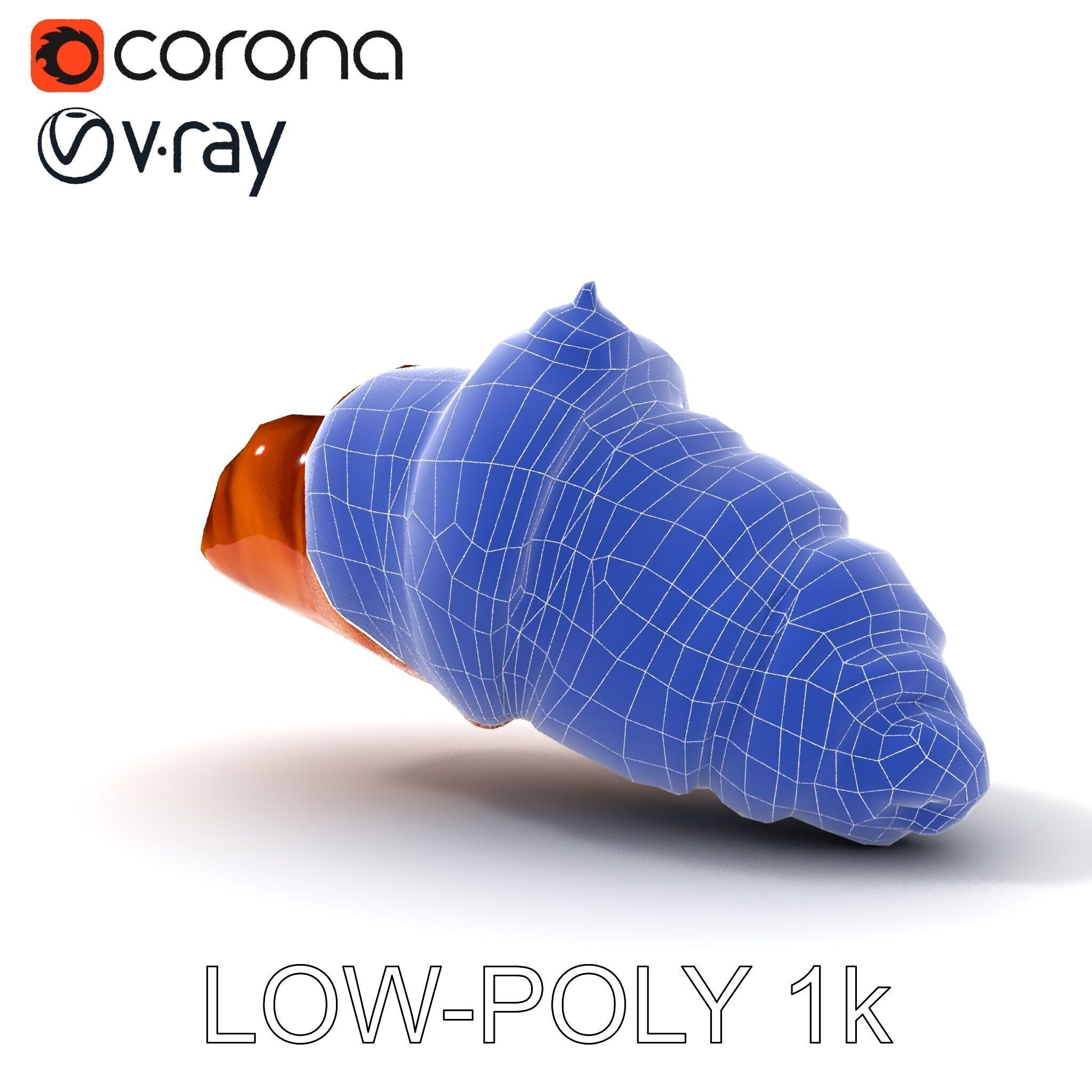 Realistic Croissant Model Pack for D Rendering Low-poly 3D model_27