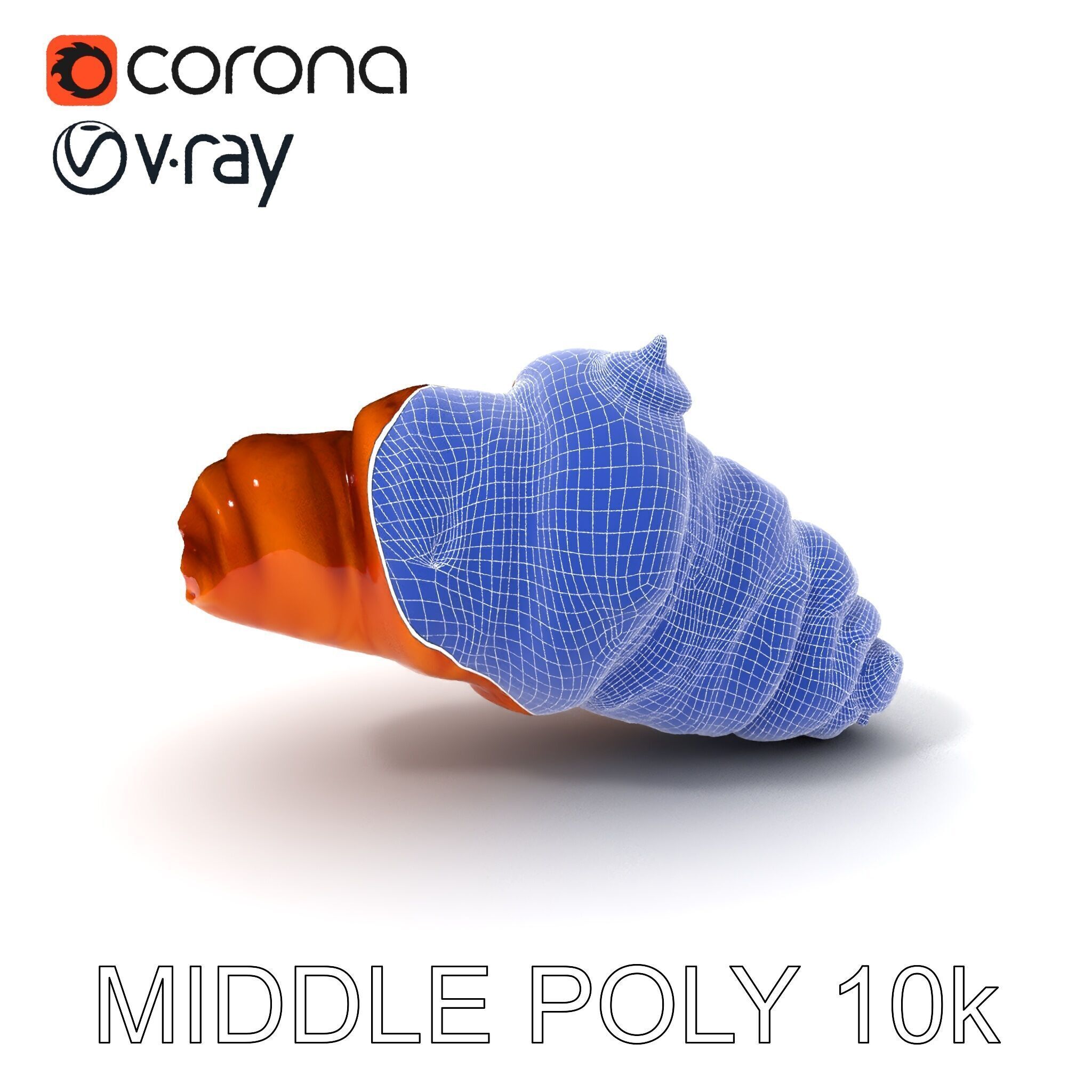 Realistic Croissant Model Pack for D Rendering Low-poly 3D model_6
