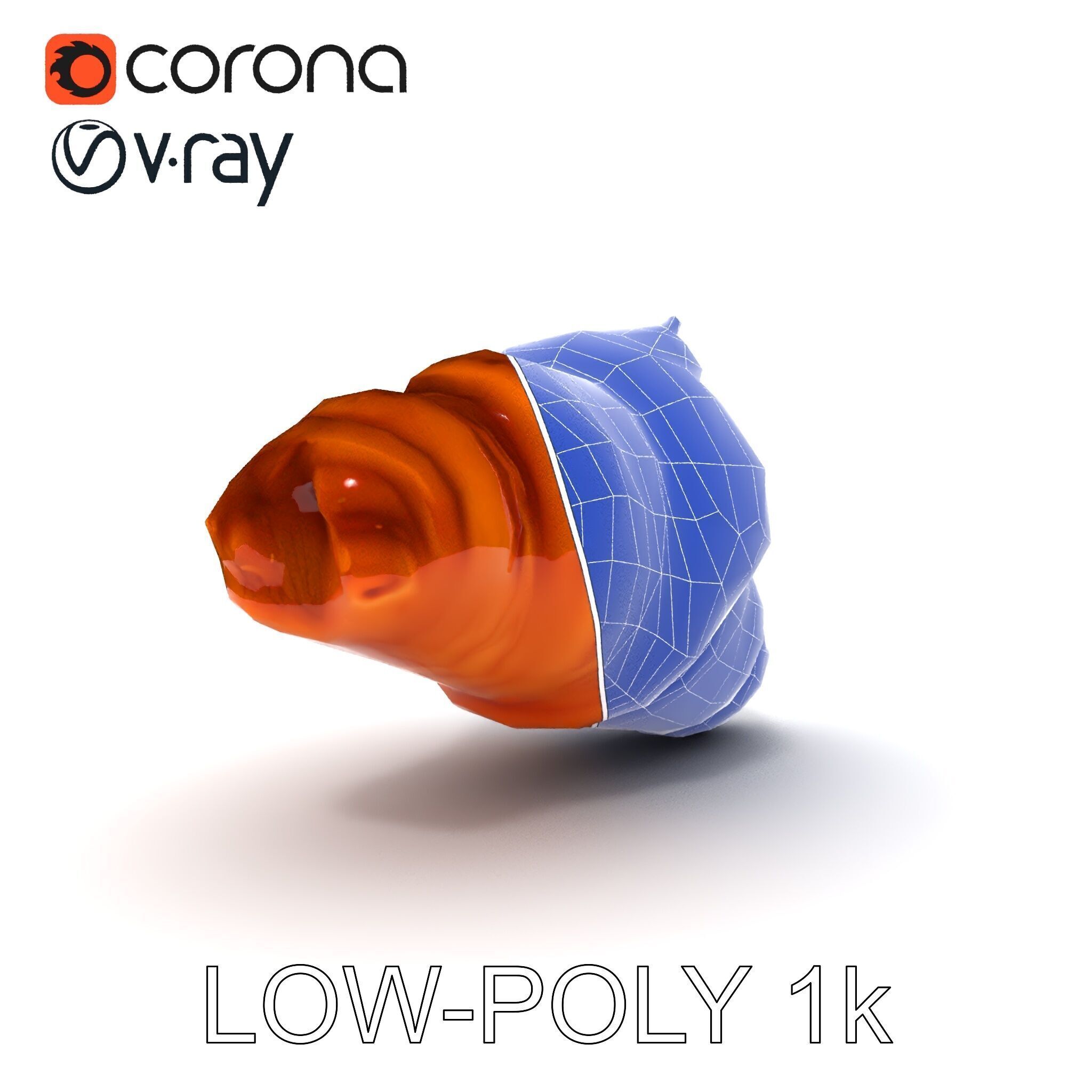 Realistic Croissant Model Pack for D Rendering Low-poly 3D model_10