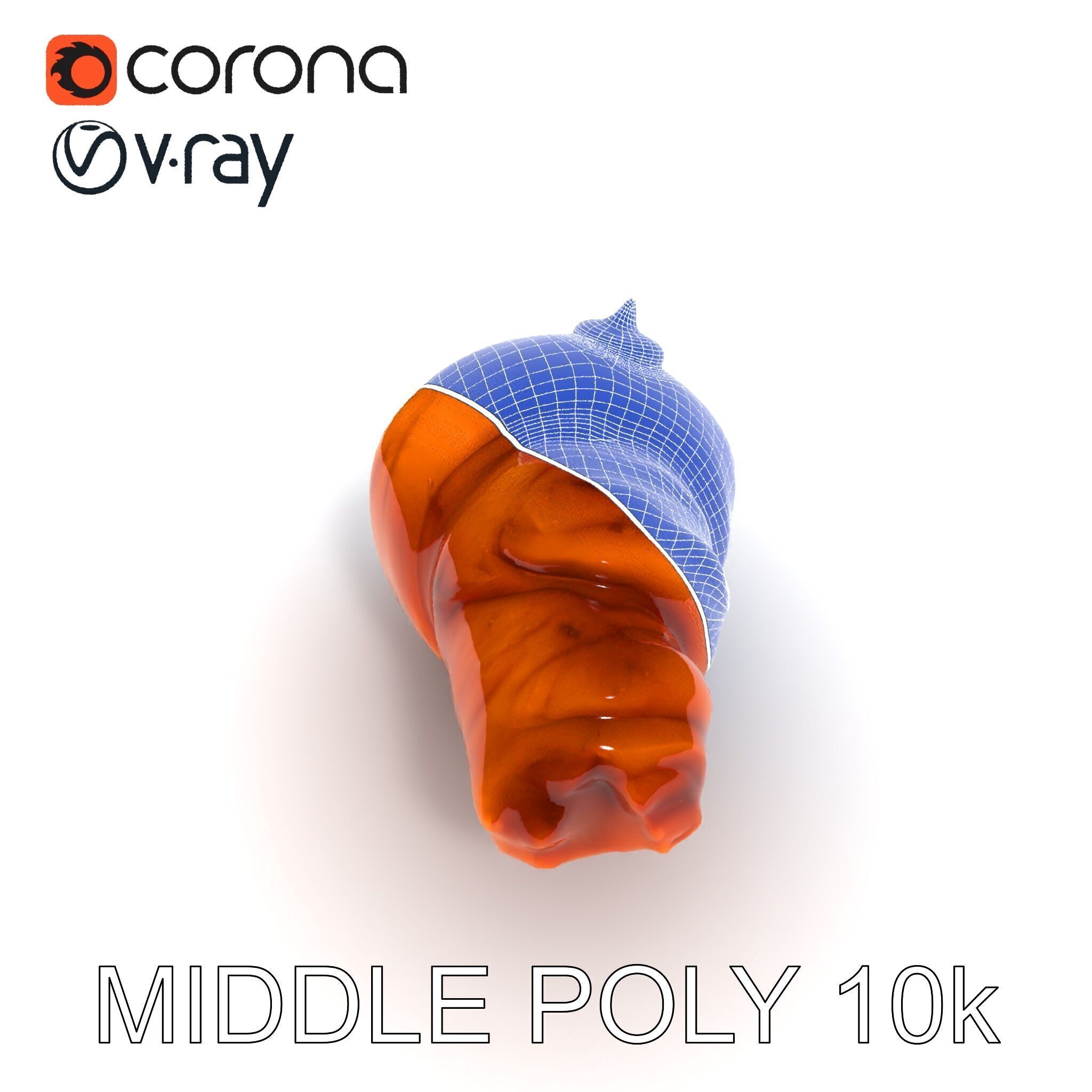 Realistic Croissant Model Pack for D Rendering Low-poly 3D model_34