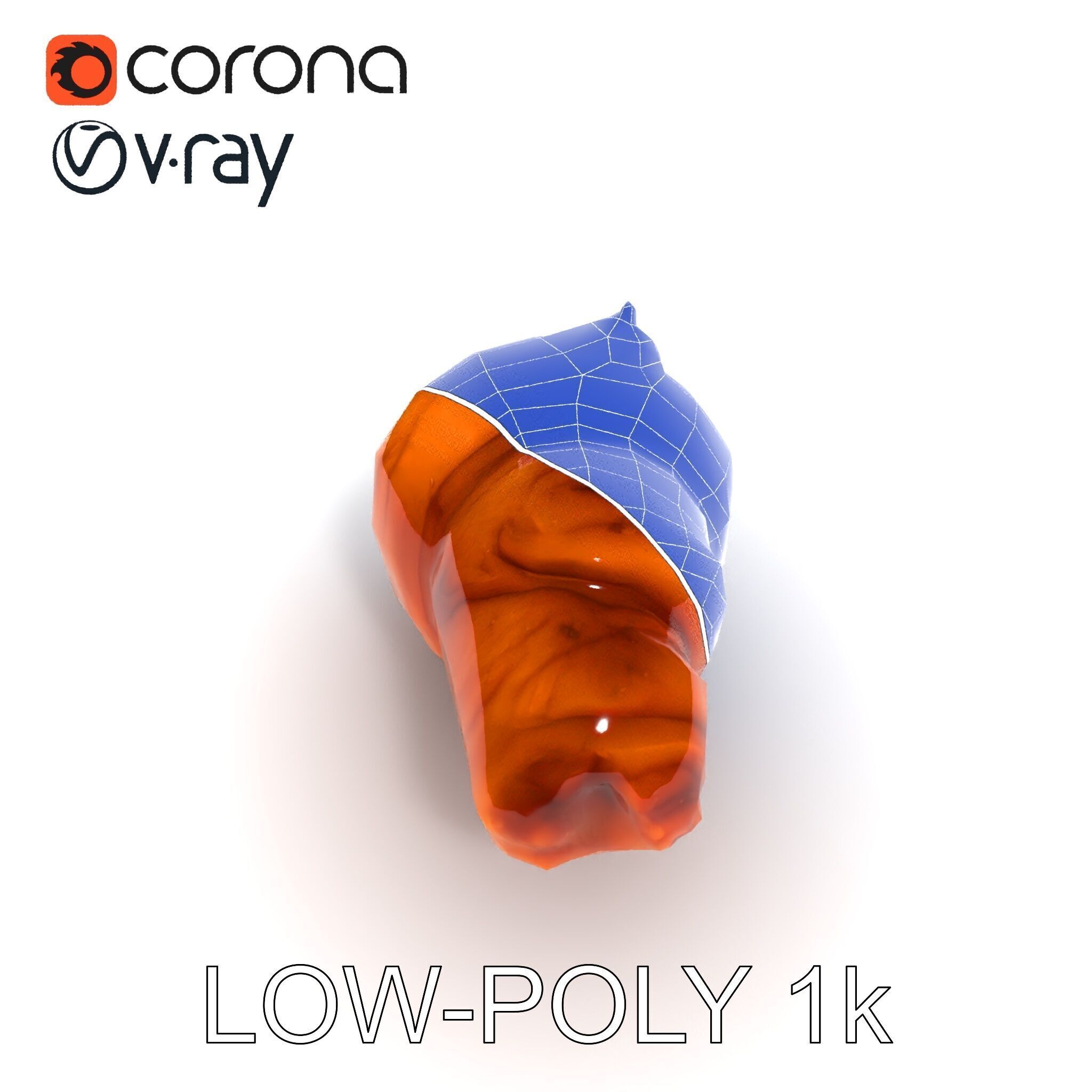 Realistic Croissant Model Pack for D Rendering Low-poly 3D model_13